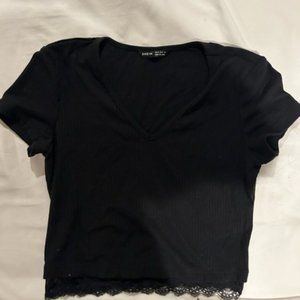 Crop Top Womens shortsleeve